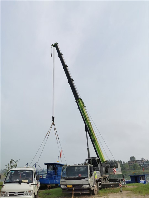 亚东县桥梁建设吊装案例